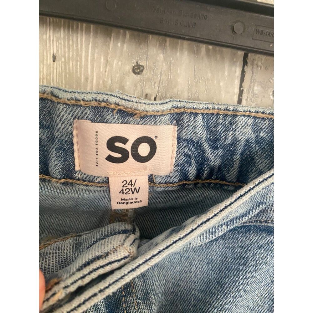 SO women's 90's baggy high rise plus size jeans 24/42W - Picture 4 of 6